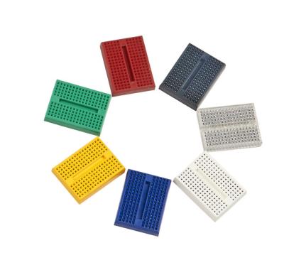 China Reusable Full Color Electronics 170 Breadboard for sale
