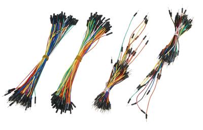 China Electrical DIY Breadboard Jumper Wires , Flexible Solid Core Jumper Wires for sale