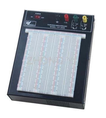 China Colored Coordinates Solder Powered Breadboard with 5 Distribution Strips for sale