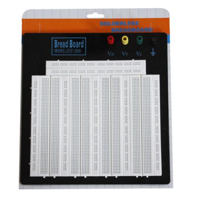 China 7 Distribution Strips Electronics Bread Board , Universal Breadboard Electronic Projects for sale