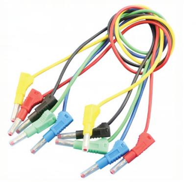 China 15A Male Audio Video 4mm 1000V Banana To Banana Cable for sale