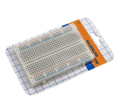 China 3.5*8.2*0.85 ZY-60 Prototyping Tie Points 400 Breadboard for sale