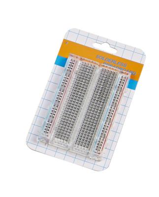 China Half Size 400 Point Transparent Breadboard For Experimentation for sale
