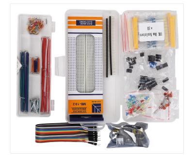 China Testing 830 Tie -  Point Solderless Breadboard With Electronic Components for sale