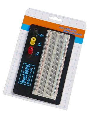 China Red / Blue Contacts Transparent Breadboard Black Aluminum Backing Plate for sale