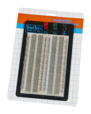 China Testing Transparent Breadboard Prototype 1660 Point Solderless Bread Board for sale