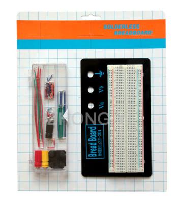 China 16.6×5.5×0.85 cm Circuit Breadboard And Wire Kit 70Pcs Jumper Cable for sale