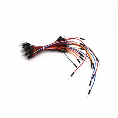 China Diameter 0.6mm Pin Male To Male Breadboard Jumper Wires ROHS Certificated for sale