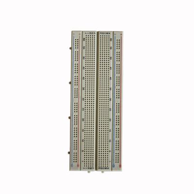 China Brown ABS Transparent Breadboard Self - Adhesive Electronics Test Board for sale