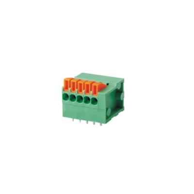 China HQ141R-2.54 150V 2A Screwless Pcb Terminal Connector for sale