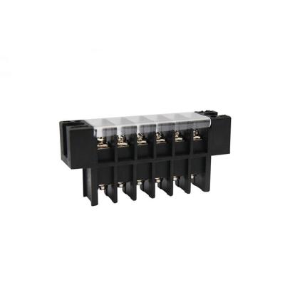 China Power Connector Barrier Terminal Blocks With Cover HQ17S-8.5MM 300V 20A for sale