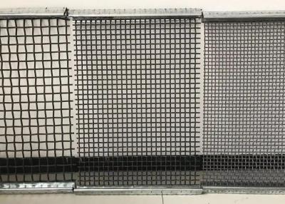 中国 高炭素の鋼鉄1.2mm – 13mmの振動スクリーンの網は編まれた金網にひだを付けた 販売のため