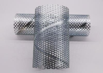 China Alkali Resistance Filter Wire Mesh SS316 Perforated Filter Tube Easy To Clean for sale
