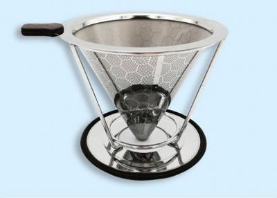 Cina Filtro igienico riutilizzabile del caffè di acciaio inossidabile del metallo verso l'esterno il diametro 89mm-220mm in vendita