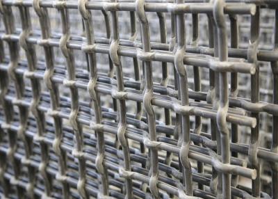 China Het Roestvrij staal Geplooide het Veefokken met platte kop van Draadmesh crimped wire screen for Te koop