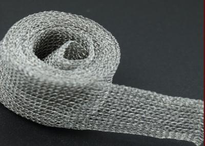 China 2inch Width Close Knit Wire Mesh Multi Filament Durable Flat Round for sale