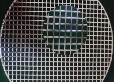 China SS304 Round Bbq Grill Mesh 8mm  Square Perforated Metal Sheet for sale