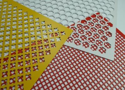 China Abrasion Proof Punched Aluminum Sheets 8mm Perforated Sheet Smooth  Surface for sale