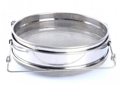 China 8-200mesh Double Layers Stainless Steel Basket Strainer Of Honey Filter Tool for sale