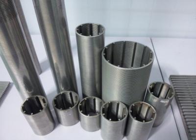 Cina cavo Mesh Wedge Wire Sieve Tube del filtro dell'olio di acciaio inossidabile di 0.05mm 0.075mm antinvecchiamento in vendita
