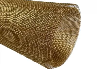 China 2-200 Mesh Plain Woven Brass Brass Filter Screen Mesh Heat Resistant for sale