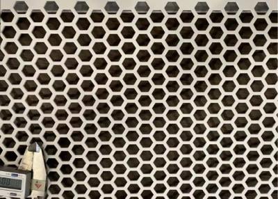 Chine Hexagonal Galvanizing Perforated Stainless Steel Mesh Decoration Construction Material à vendre