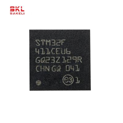 中国 STM32F411CEU6 UFQFPN-48 MCU+FPU、125 DMIPS、128KB RAM抜け目がない、512KB USB OTG FS、11 TIMs、1つのADC、13 comm。インターフェイス 販売のため