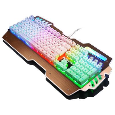 China Waterproof Anti Ghosting Bezel Keyboard Rainbow Backlit Keyboard Win 2000 for sale