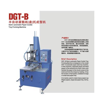 China DGT-B Semi Automatic Paper Cookie Tray Forming Machine for sale