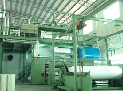 China Single / Double Beam Non Woven Fabric Making Machine 1.6 - 3.2 Meter Automatic for sale