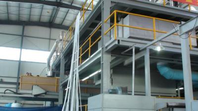 China 1600mm PP Spunbonded Non Woven Making Machine For Polypropylene Chips CE Approval for sale
