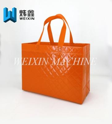 China Promotional 150g  Embossing Laminated Non Woven shopping Bag for sale