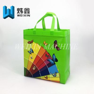 China Custom Printed Non Woven Bags With Heat Sealed Colorful Butterfly for sale