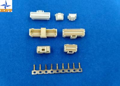 China 180 degree dual row wafer connector with 1.0mm pitch vertical mounting style SMT type A1003WVA for sale