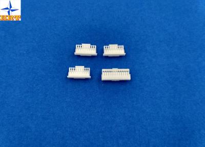 China alojamento branco do fio do passo CI16 dos materiais PA66 1.0mm do conector da fio-à-placa com fechamento à venda