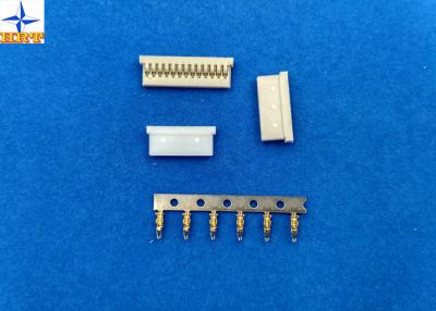 China Conectores da placa de circuito impresso da fileira da eletrônica únicos com alojamento material do friso PA66 à venda