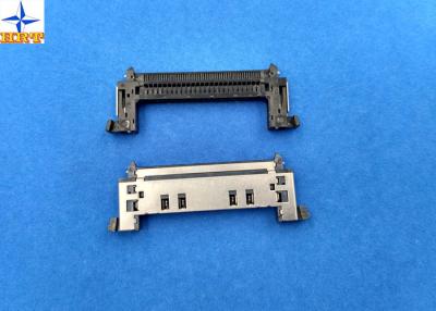 China 0.5mm Pitch Single Row SATA Connectors , 50V AC / DC SMT Inventer ATA Connectors for sale
