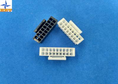 China Dual Row PA66 Lvds Display Connector Housing With Lock Pitch 2.00mm for sale