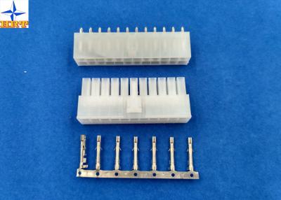 China Double Row Wafer Connector PCB Borad In Connector 9A AC / DC With PA66 Material Housing for sale