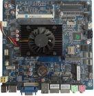 China Industrial PC Mini ITX Motherboard Soldered Onboard Intel J1900 CPU 10COM for sale