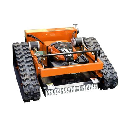 China Public Gasoline Powered Robotic Remote Control Lawnmower 4 Stroke for sale