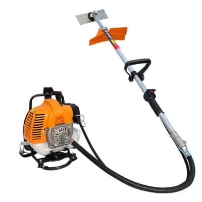 China 2 Stroke 42.7cc Backpack Gasoline Brush Cutter Grass Weeder Branch Cutter for sale