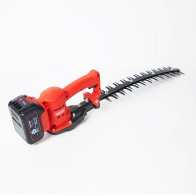 China Portable Electric Curved Hedge Trimmer Dual Blade Brushless 21V for sale