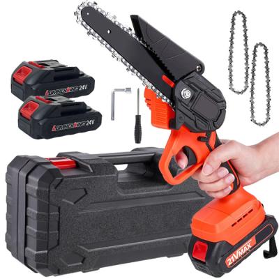 China 21V Pruning Saw Small Wood Spliting Machine Portable Mini Chainsaw 6 Inch for sale