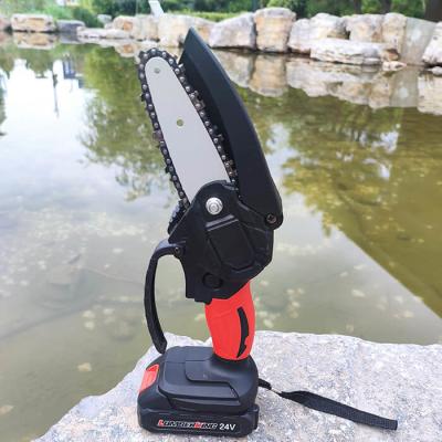China 21V 550W Portable Handheld Electric Mini Chainsaw 4/6 Inch Tree Cutting Machine for sale