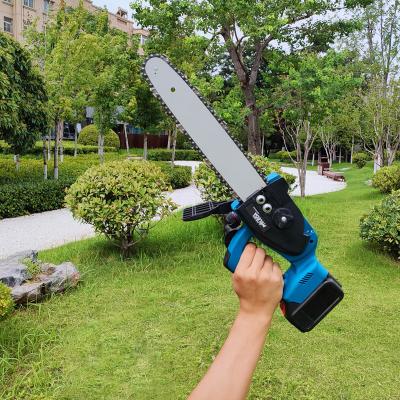 China serra de cadeia 21v a pilhas Handheld Handheld sem corda de 650w Mini Chainsaw 12in à venda