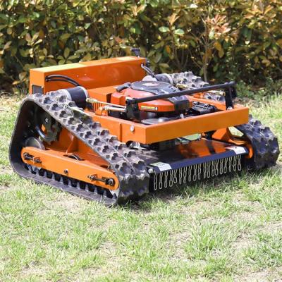 China Remote Control Robot Lawn Mower Gas Powered 190CC Multi Purpose for sale