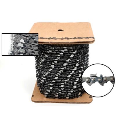 China Steel Gasoline Chainsaw Parts Chain Carbide Harvester Chain Roll for sale