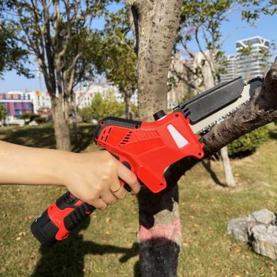 China Mini 6Inch Cordless Power Chainsaw With 16.8V Lithium Ion Battery for sale