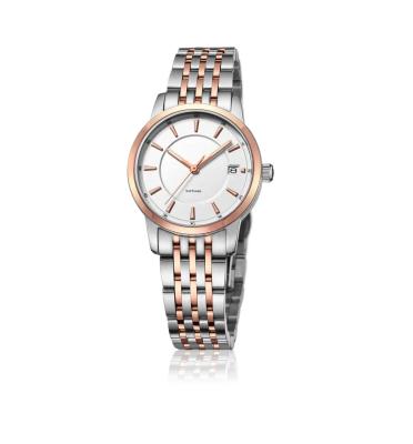 China Reloj de moda análogo de alta calidad del OEM del reloj del cuarzo del acero inoxidable del reloj del reloj del ′ de los amantes de los pares en venta